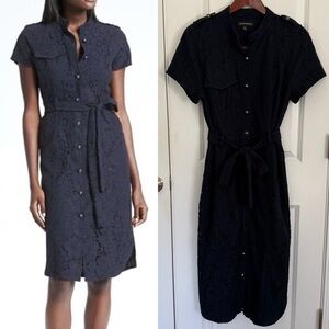 Banana Republic Lace Shirtdress